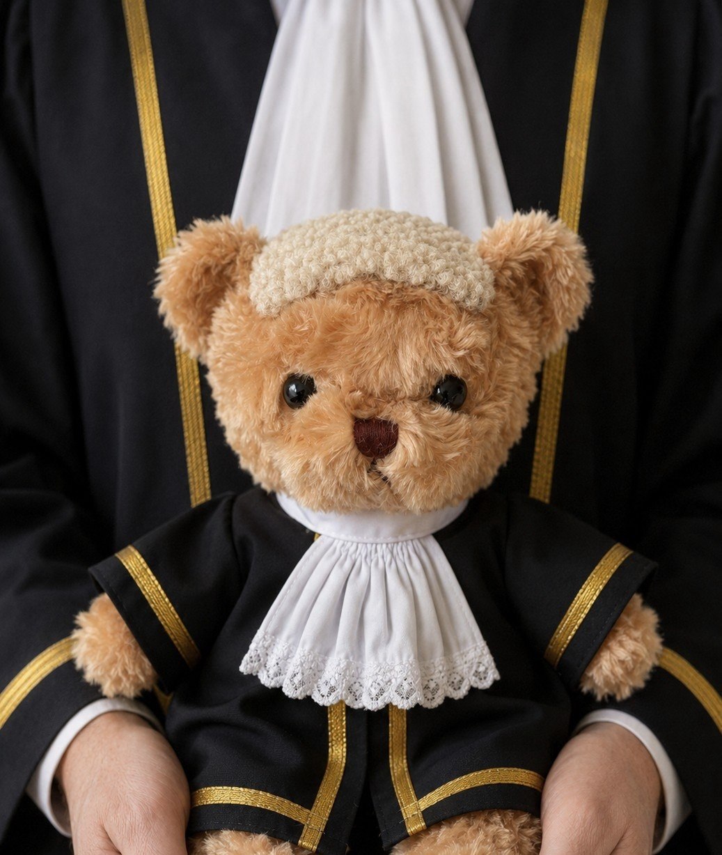 Judge Bear - handcrafted professional gift bear