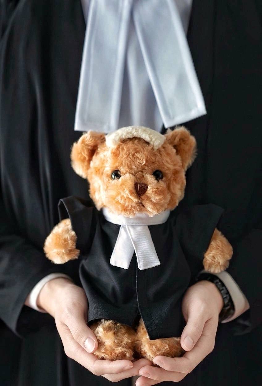 Lawyer Bear — handcrafted professional gift bear Malaysia